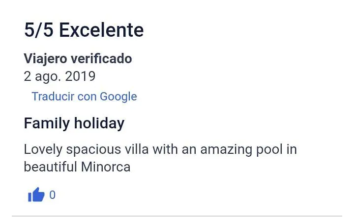 Сasa de vacaciones Villa Sirena Cala'N Blanes  España